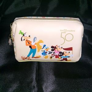 Walt Disney World 50th Anniversary Loungefly Make Up Bag